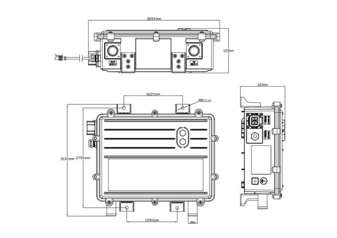 DC 690V High Voltage Ptc Heater System For CATL BTMS 15-35kW 1